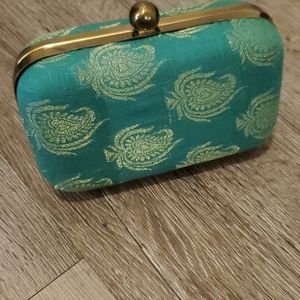 Oriential Silk Clutch
